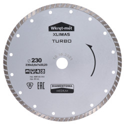 Turbo diamantový kotúč 230x2.6x22 Turbo diamantový kotúč 230x2.6x22